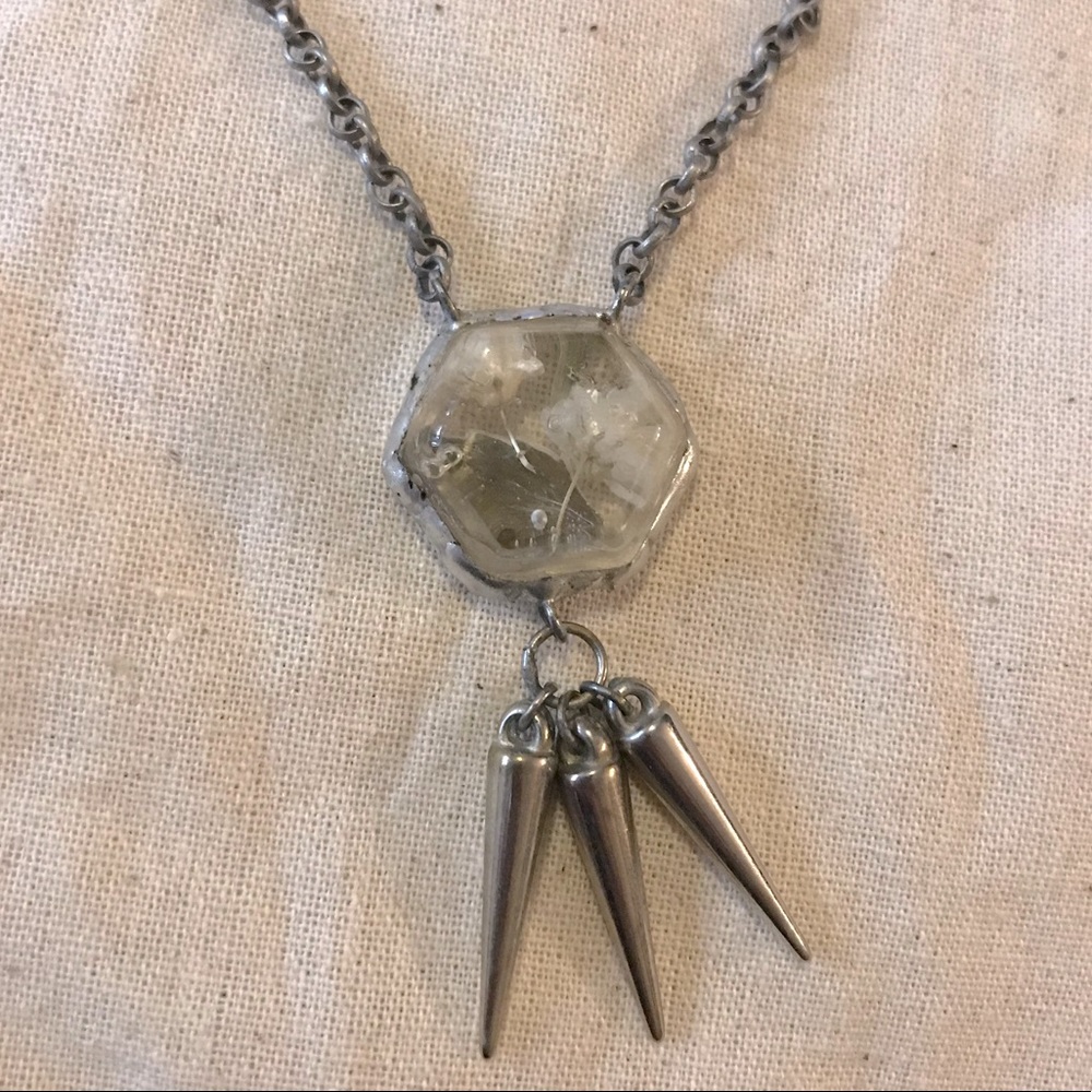 *3 for$10* Handcrafted Necklace with Floral Charm